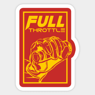 Max Wrist - Full Throttle Sticker